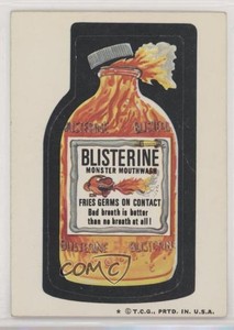 1974 Topps Wacky Packages Series 6 Blisterine 0e3