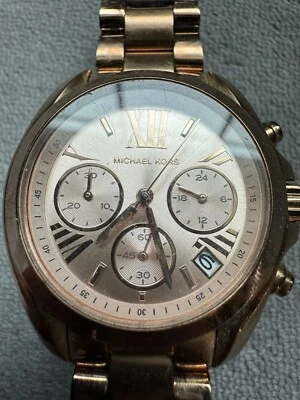 迈克高仕女士手表 MK-5799 Chrono 玫瑰金不锈钢 6 英寸 39 毫米 — 第 1/4 张图片