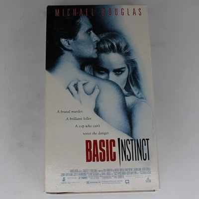 Basic Instinct VHS 1992 Thriller Original Release Carolco Home Video - Image 1 of 4