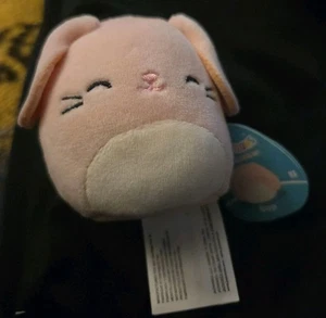 Squishmallows Micromallows 2.5" BOP the Pink Bunny, Series 1 New w Tags - Picture 1 of 3