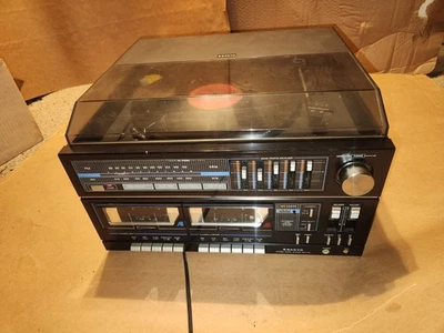 Sanyo модель GTX 170 винтажный проигрыватель виниловых пластинок Тайвань 1985 код даты - Изображение 1 из 4