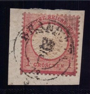 Reich alemán Michel número 19 sellado - Imagen 1 de 2