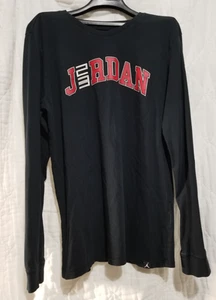 Camisa Air Jordan/ Negra Manga Larga Michael Jordan Campeonato Años en Manga - Imagen 1 de 5