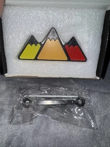 Tri-color Mountains Grille Badge Emblem for Toyota and more - Picture 1 of 3