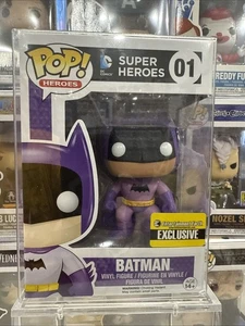 Funko Pop! DC Comics - Batman #01 Purple Entertainment Earth Exclusive - Picture 1 of 8