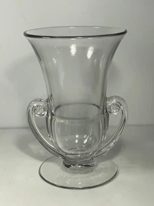 Antique Fostoria George Sakier Art Deco Glass Trophy Vase 7.5 in. - Picture 1 of 10