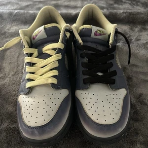 Nike Dunk Low BP Halloween! I Am Fearless Blue FQ8354-491 Unisex SneakersUS S7Y - Picture 1 of 7