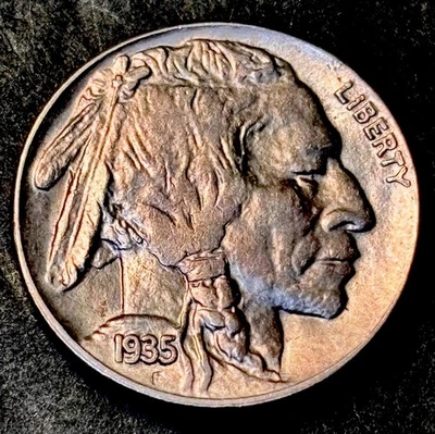 1935 Philadelphia Mint Buffalo Nickel. CH BU ORIGINAL!!! - Image 1 of 2