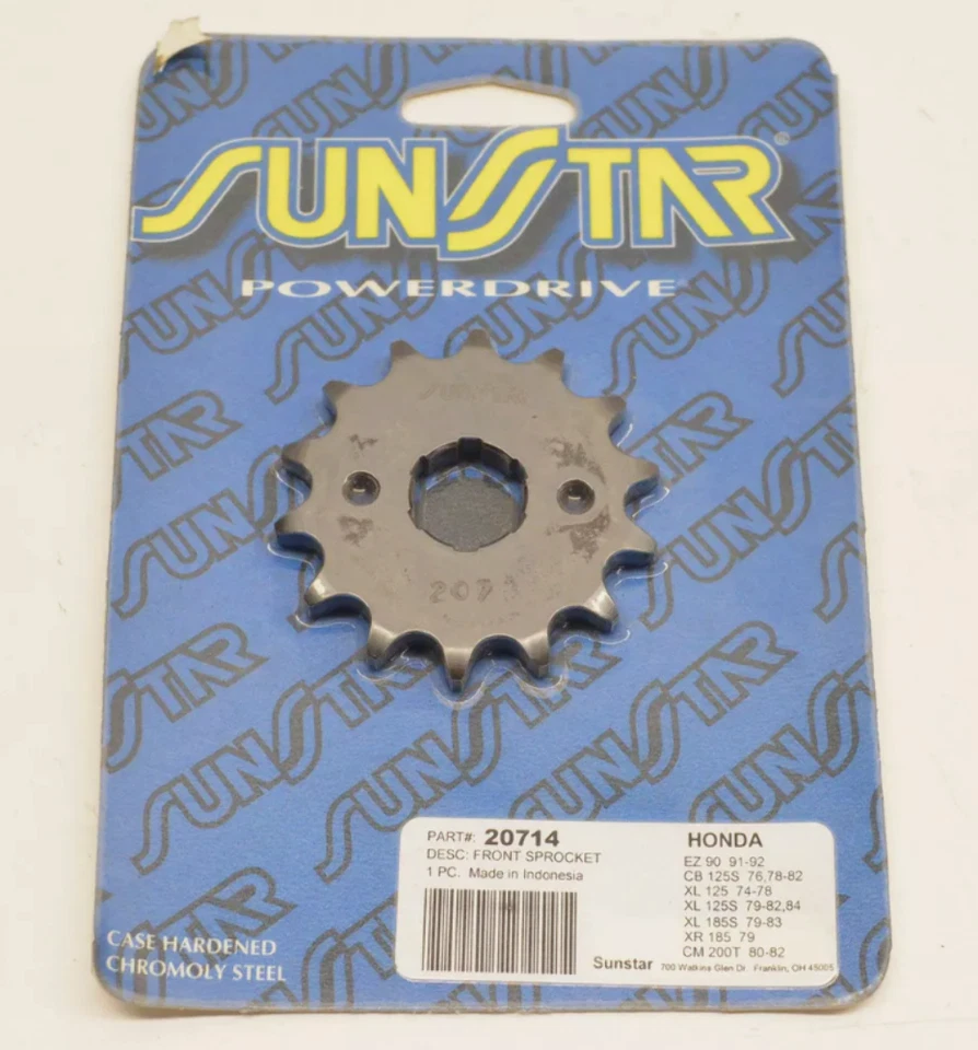 SUNSTAR NUEVO PIÑÓN DELANTERO 14T HONDA MODELOS 20714 Foto 1 de 4