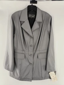 Cyclone Women's Jacket Gray Size M NWT Wipe Down Material 040 - Picture 1 of 5