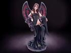 Enchanting Gothic Fairy and Gargoyle Companion Statue Dark Fantasy Sculpture