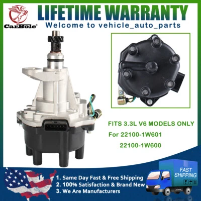 点火分销商适用于日产 Xterra 2000 - 2004 3.3L V6 英菲尼迪 QX4 1997 - 2000 — 第 1/4 张图片