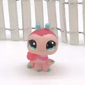 Littlest Pet Shop Authentic # 1143 Pink Red Teal Ladybug Blue Green Eyes - Picture 1 of 4