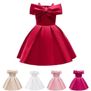 Fashion Flower Girls Kids Princess Tutu Dress Bridesmaid Christmas Party Gown - Picture 1 of 47