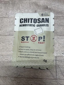 RHINO RESCUE Chitosan Emergency Hemostatic Granules Soluble Trauma Clot 6g - Picture 1 of 2