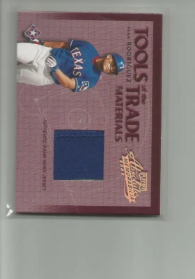 2002 Absolute Memorabilia Tools of the Trade Materials #30 Ivan Rodriguez /300 - Image 1 of 2
