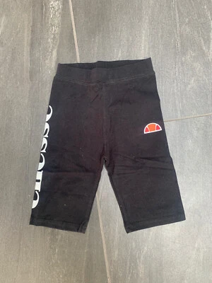 Ellesse Women’s Black Core Logo Cycle Shorts Size Uk 4 BRAND NEW — 第 1/3 张图片