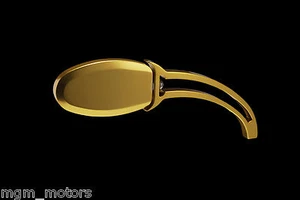 Mapam Terrible Mirror specchio moto retrovisore Alluminio GOLD cafe racer bobber - Imagen 1 de 1