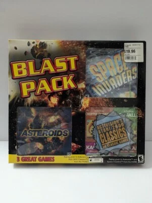 Blast Pack - 3 Great Games - Space Invaders/Asteroids - Sealed - Image 1 of 4