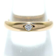 Auth HARRY WINSTON Round Wedding Ring WBDRRDBZ3MM-052 18K Rose Gold 765234 Ring