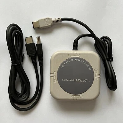 Adaptador Nintendo GameBoy Four para 4 jugadores DMG-07 + 1 cable extra OEM multijugador Foto 1 de 4