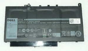 NEW GENUINE DELL LATITUDE E7270 E7470 BATTERY 42WH 7CJRC KNM09 PDNM2 579TY - Picture 1 of 2