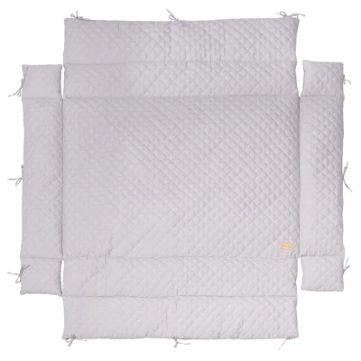 Roba Kids Universal Laufgittereinlage 75x100 - 100x100 cm Style Silbergrau TOP - Bild 1 von 4