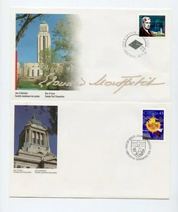 Canada FDC #1562 1617 Manitoba Montpetit 1995 96 2 Covers 73-7 - Imagen 1 de 1