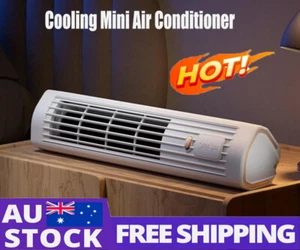 New USB Powered Fan Cooling Mini Air Conditioner Portable Desktop Cooler Durable - Picture 1 of 16