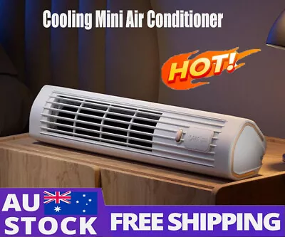 New USB Powered Fan Cooling Mini Air Conditioner Portable Desktop Cooler Durable - image 1 of 4