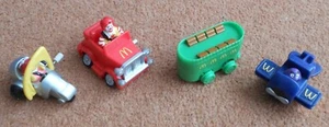 McDonalds Drive and Fly Classic Speedies set of Happy Meal Food Toys. UK 1995. - Picture 1 of 1