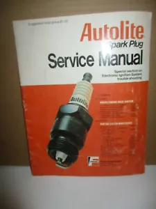 Manual de servicio de bujías Autolite (1980, libro de bolsillo, ilustrado - Imagen 1 de 2