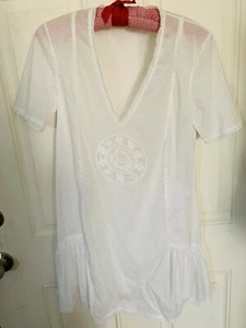 Twenty8Twelve By Sienna Miller White Cotton Tunic Delicate Embroidery - Picture 1 of 4