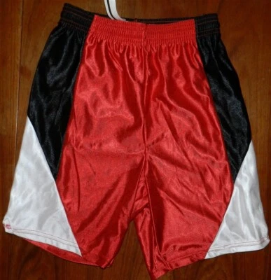 Pantalones Cortos de Baloncesto Rojo Alleson Negro Blanco Juvenil Talla Mediana Nuevos Foto 1 de 2