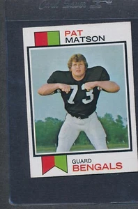 1973 Topps #227 Pat Matson Bengals NM *1453 - Picture 1 of 1