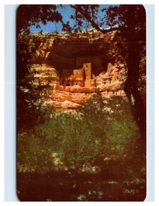 Postal del castillo de Montezuma cerca de Prescott Arizona - Imagen 1 de 2