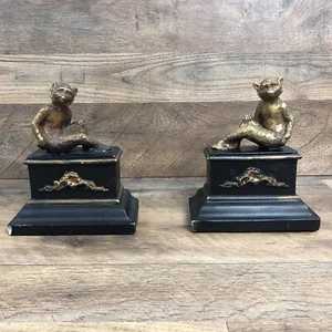 Set of 2 Sterling Industries Monkey Bear Bookends Home Decor - Picture 1 of 9