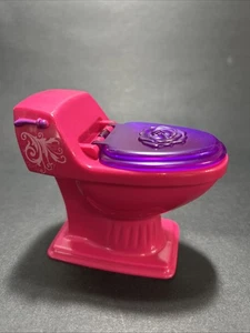 Barbie Glam Toilette Casa dei Sogni Rosa Viola Bagno Mattel 2008 - Foto 1 di 14