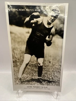 1940-1970 Boxing News Photos 10 Gene Tunney  vintage HOF boxer - Image 1 of 2