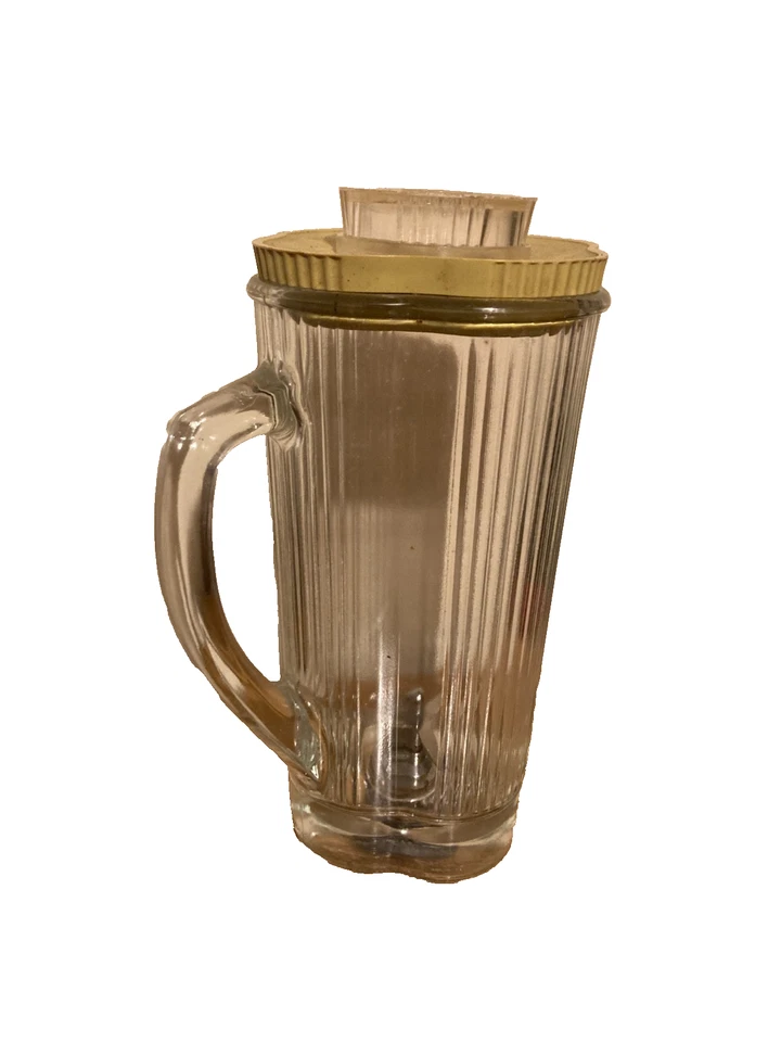 Tarro de vidrio Waring Blender 40 oz rueda de carro hoja de trébol Foto 1 de 4