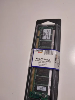 Kingston PC133 256 MB x (2) DIMM 133 MHz SDRAM Memory Cards (KVR133X64C3/256) - Image 1 of 3