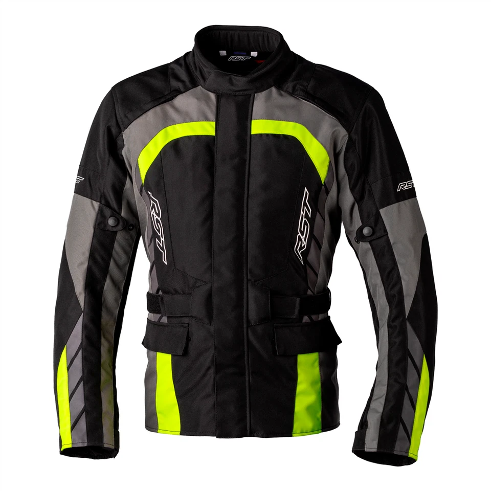 RST Alpha 5 Black/Fluo-Yellow Touring Urban Waterproof Motorcycle Jacket