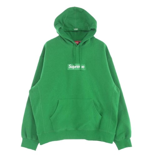 Felpa con cappuccio Supreme 24AW Box Logo verde XL OTTIMA usata LIFE 0