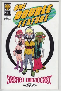 Oni Double Feature: Secret Broadcast #1 (1998) FN/VF Oni Press BUY 3, GET 1 FREE - Afbeelding 1 van 2