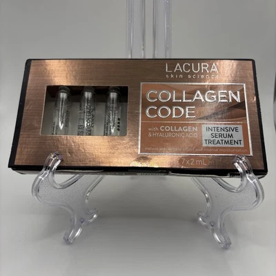 Lacura Collagen Code Hyaluronic Acid Intensive Serum Treatment 7x2ml For 60+ New - image 1 of 4
