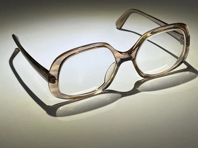 Monturas de gafas Rodenstock vintage RARAS patrón de rayas translúcidas cuadradas ovaladas Foto 1 de 4