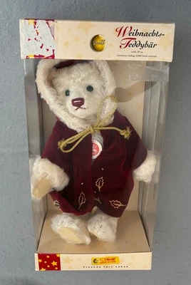 Oso de peluche Steiff Christmass y caja original 2005 edición limitada #01025 Foto 1 de 4