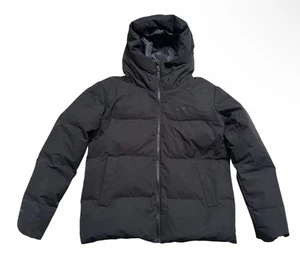 Mountain Hardwear Women’s Jacket 600 Size 10 Black Down Filled Hooded EUC - Picture 1 of 7