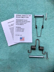 1946-1948 Chevrolet Car NEW Accessory Trunk Guard Fold Down Spring Rebuild Kit - Picture 1 of 6