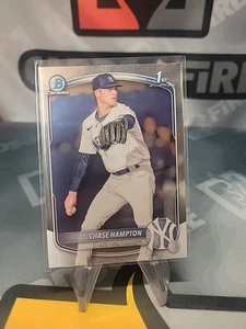 2025 Bowman CHASE HAMPTON 1st Bowman Chrome Prospects #BCP-57 New York Yankees - Picture 1 of 2